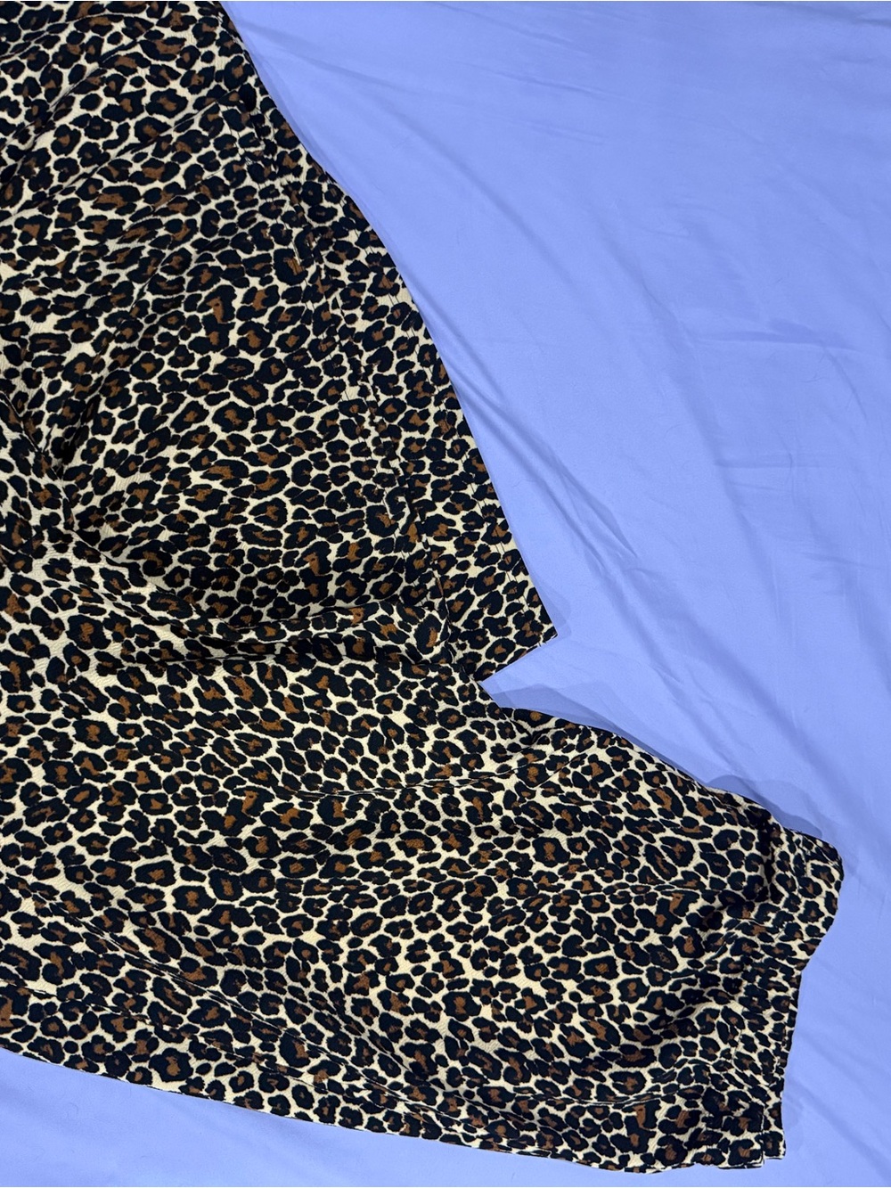 Avenue Leopard Print Boot Cut Pants - Brown & Black - Picture 2 of 4